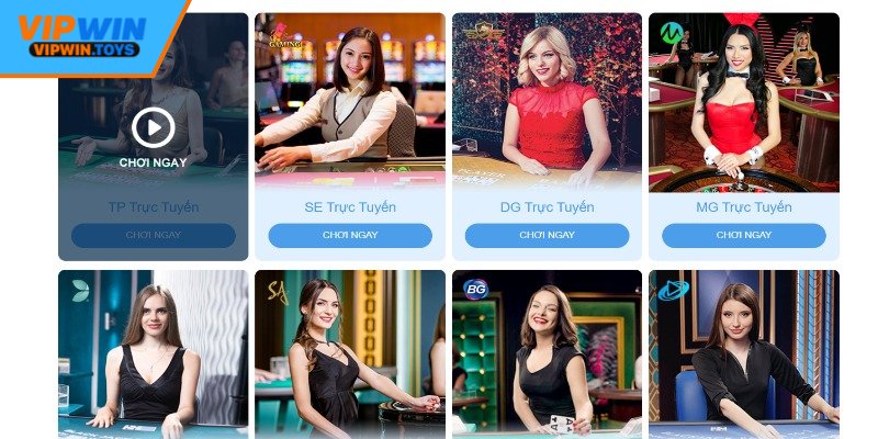 Tổng quan về sảnh Casino Vipwin hấp dẫn nhất 